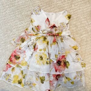 Edgehill Collection Floral Tiered Dress